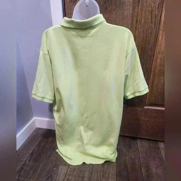 U.S. Polo Assn Men's Luxury Feel  Pony Polo Shirt Sz L Lime Green Short Sleeve - Picture 3 of 4